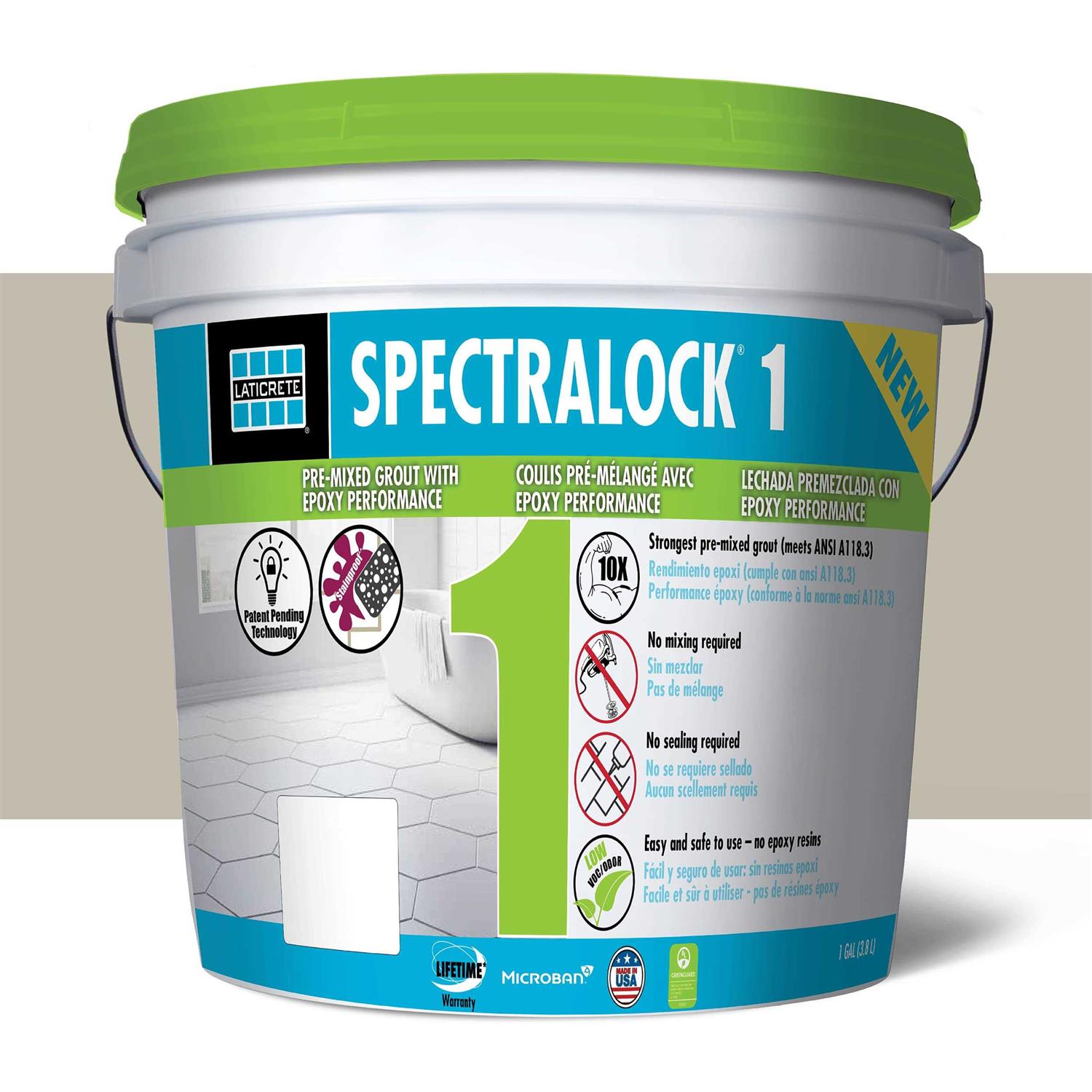 Laticrete Spectralock 1 Pre-Mixed Grout - Zenithce