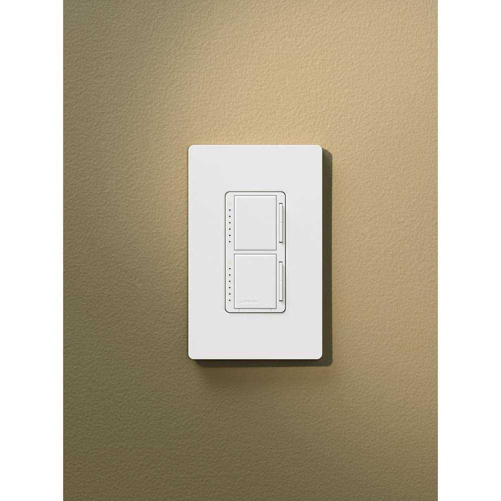 Lutron Maestro Dimmer & Fan Control Switch White MACL-LFQH-WH - Zenithce