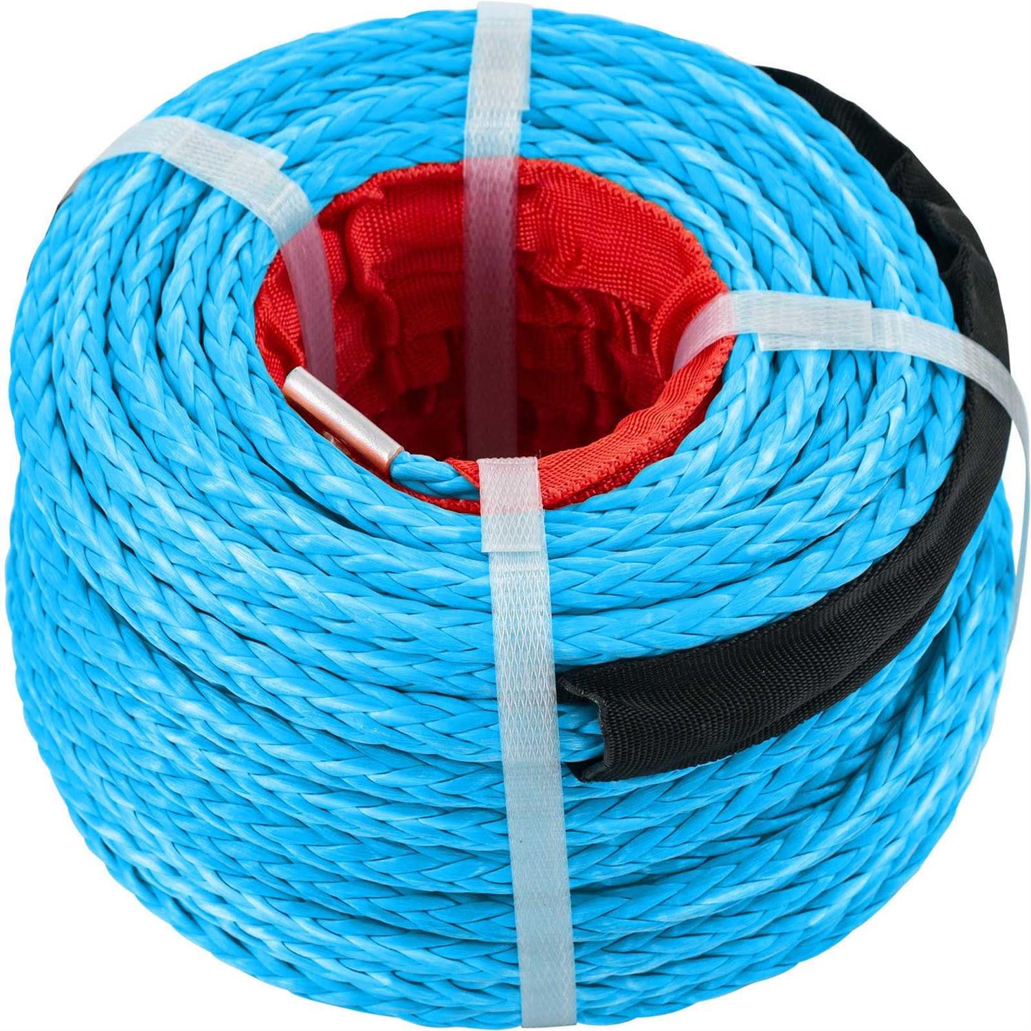 VEVOR Synthetic Winch Rope 100ft Winch Cable with G70 Hook Working Strength - Zenithce