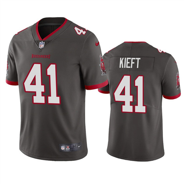 Tampa Bay Buccaneers #41 Ko Kieft Gray Vapor Untouchable Limited Stitched Jersey - Zenithce