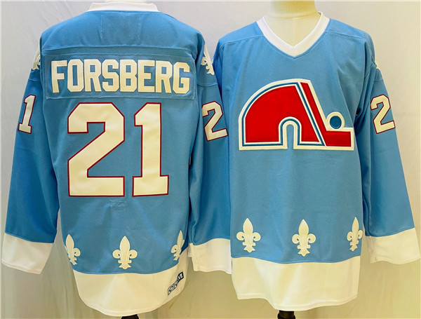 Colorado Avalanche #21 Peter Forsberg Blue Stitched Jersey - Zenithce