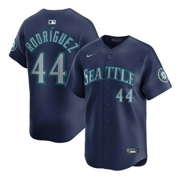 Seattle Mariners #44 Julio Rodríguez Navy Limited Stitched Jersey - Zenithce