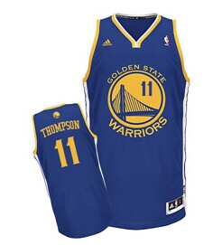 Golden State Warriors #11 Klay Thompson Blue Swingman Jersey - Zenithce