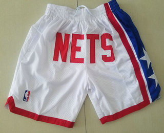 Brooklyn Nets White Just Don Shorts Swingman Shorts - Zenithce