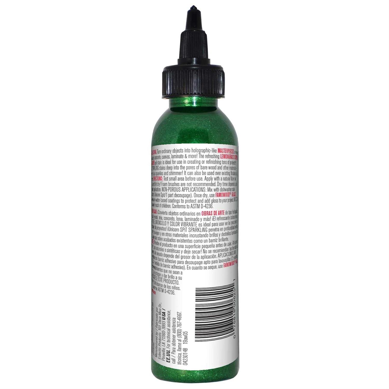 Metallic Unicorn Spit Sparkling Wood Stain & Glaze 4oz - Zenithce