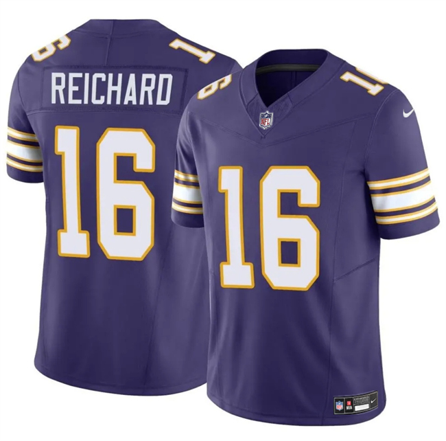 Minnesota Vikings #16 Will Reichard Purple 2023 F.U.S.E. Throwback Vapor Untouchable Limited Stitched Jersey - Zenithce