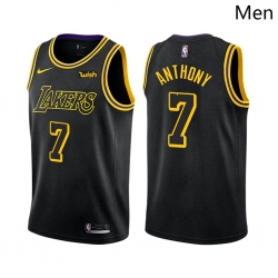Los Angeles Lakers #7 Carmelo Anthony Mamba Inspired Black 2021 Stitched Jersey - Zenithce