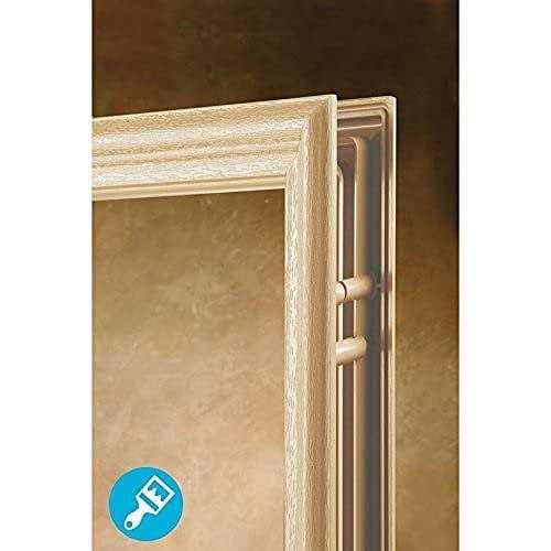 ODL BWM256601 White Cordless Add On Enclosed Blinds with 1/2 in. Slats - Zenithce