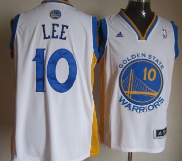 Golden State Warriors #10 David Lee Revolution 30 Swingman White Jersey - Zenithce