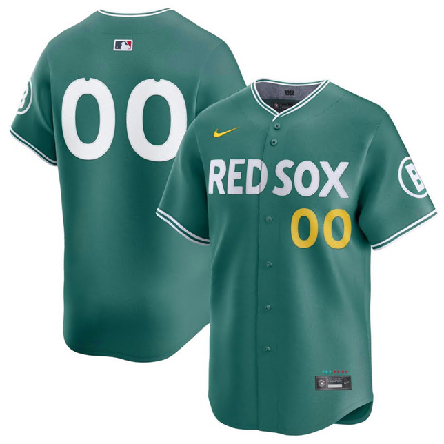 Boston Red Sox Custom Green 2025 City Connect Stitched Jersey - Zenithce