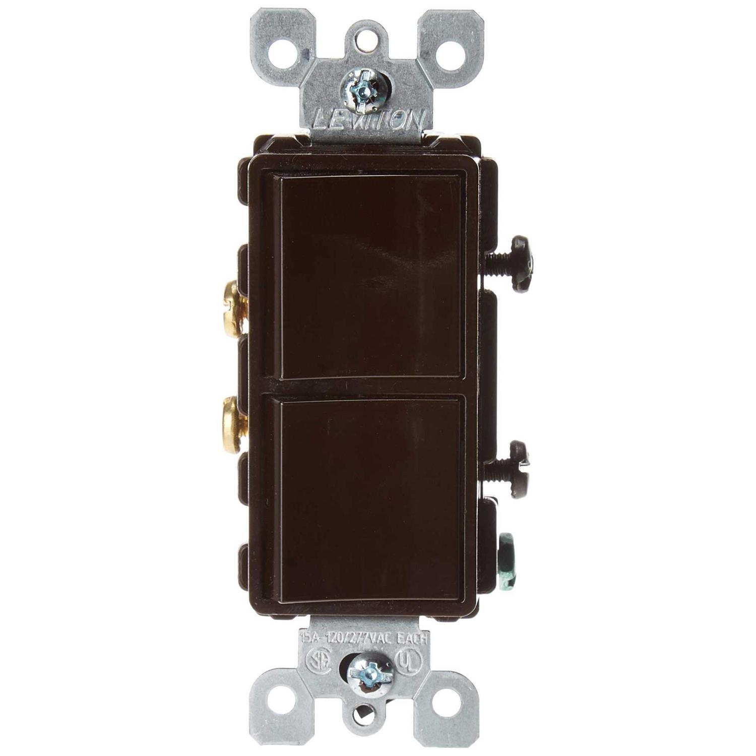 Leviton 5634 Decora AC Combination Switch Single Pole - Zenithce
