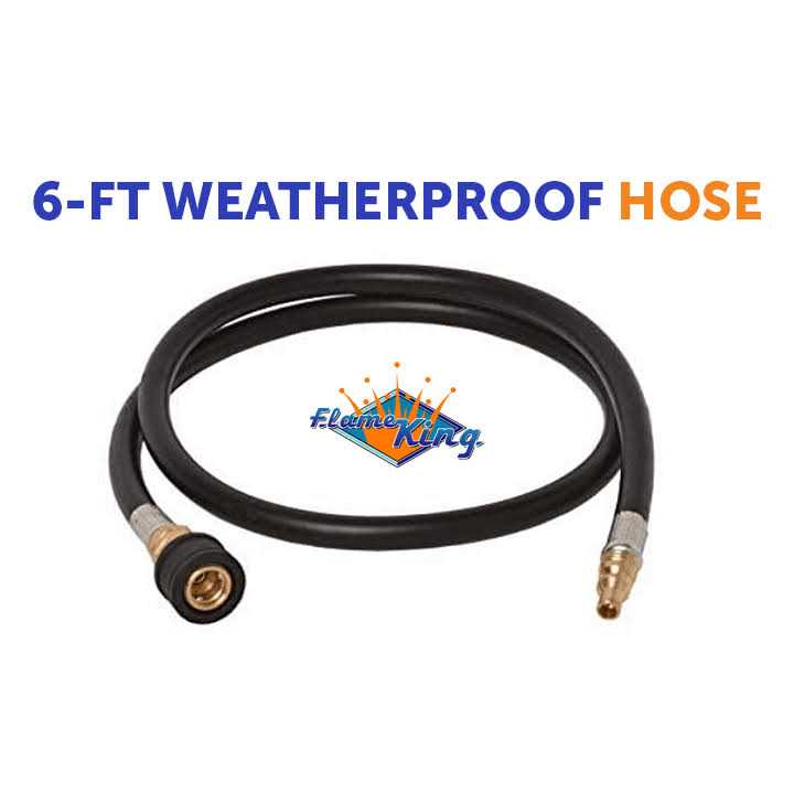 Flame King Quick Connect Hose - Zenithce