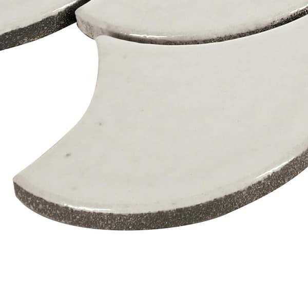 Daltile Miramo 13 in. x 13 in. Glazed Ceramic Fan Mosaic Tile - Zenithce