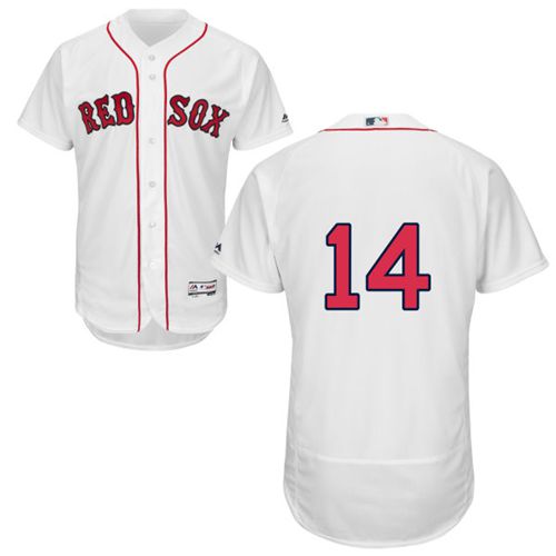Red Sox #14 Jim Rice White Flexbase Authentic Collection Stitched Jersey - Zenithce