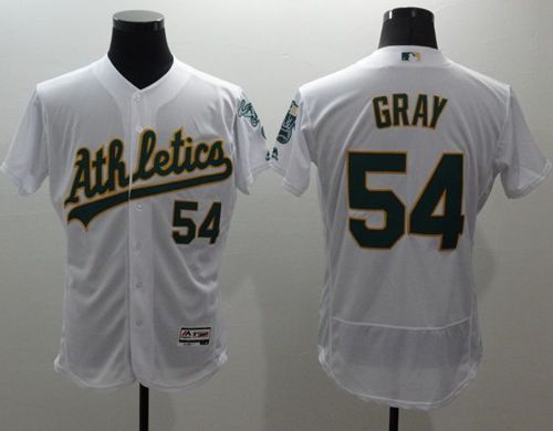 Athletics #54 Sonny Gray White Flexbase Authentic Collection Stitched Jersey - Zenithce