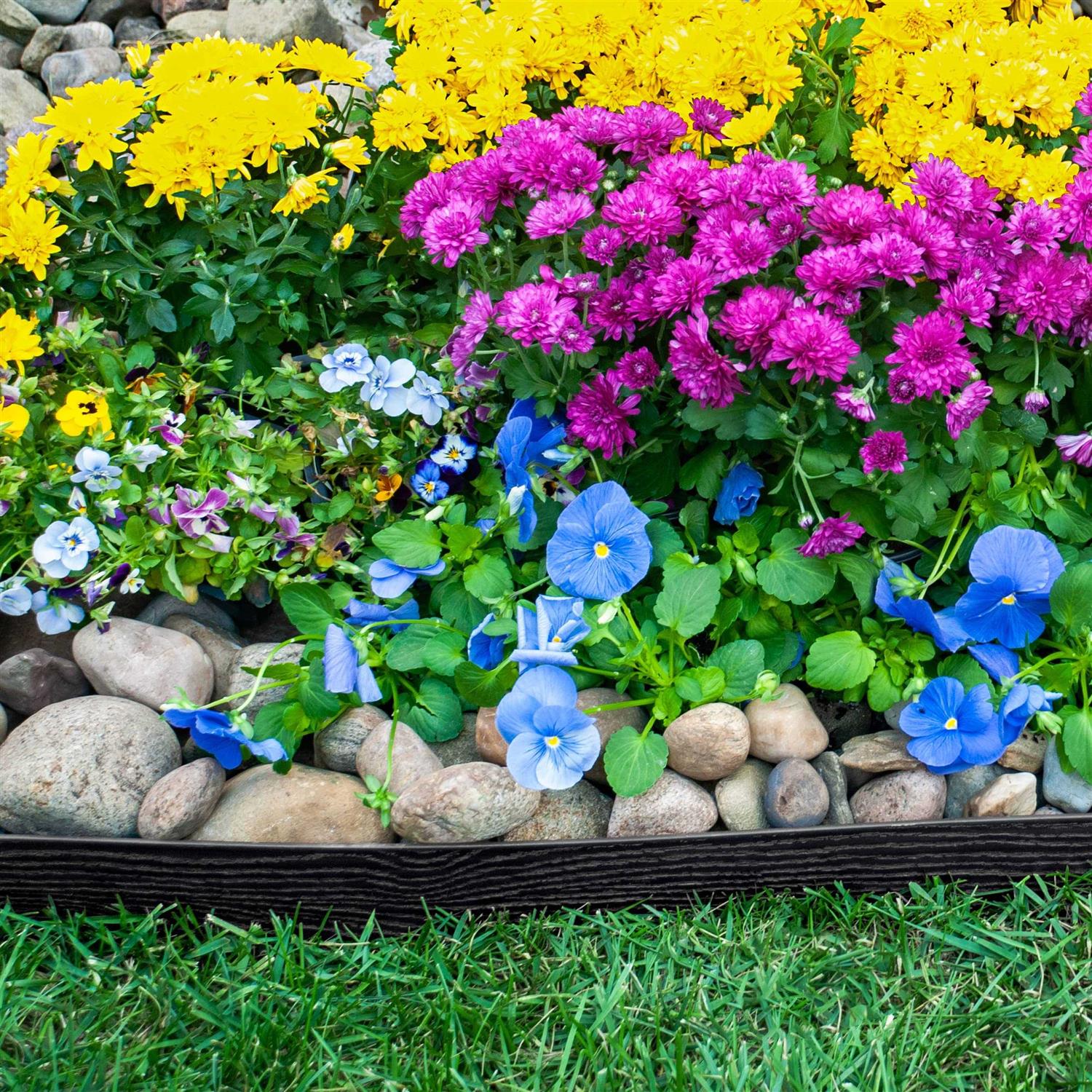 EasyFlex Plastic No-Dig Landscape Edging Kit - Zenithce
