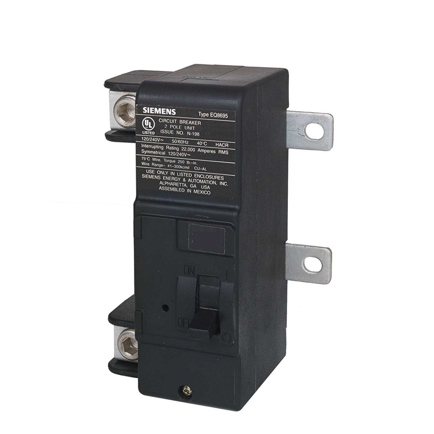 Siemens Main Breaker 100 Amps MBK100A - Zenithce