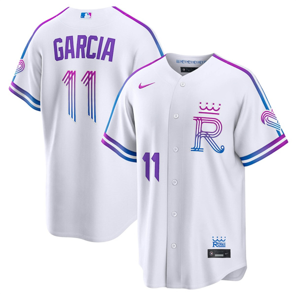 Kansas City Royals #11 Maikel García White 2026 City Connect Stadium Stitched Jersey - Zenithce