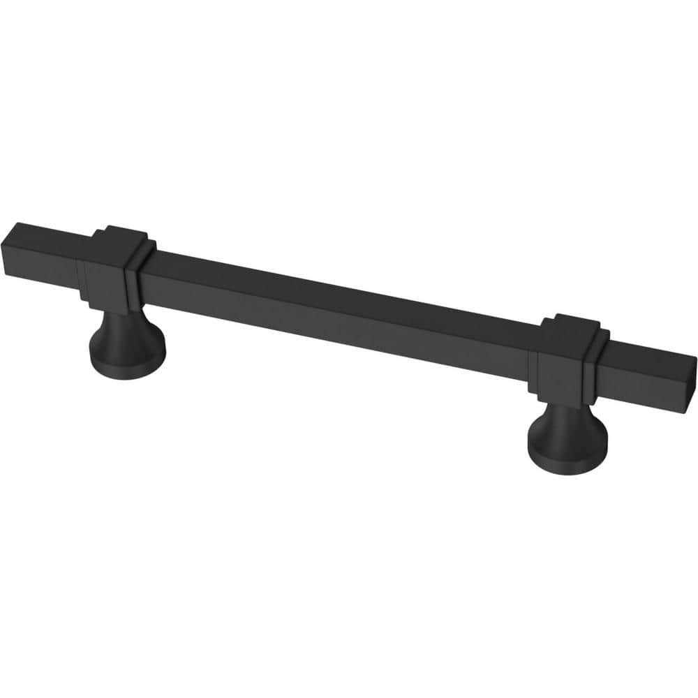 Liberty Stepped Square Adjusta-Pull 1-3/8 to 4 in. Matte Adjustable Cabinet Drawer Pull - Zenithce