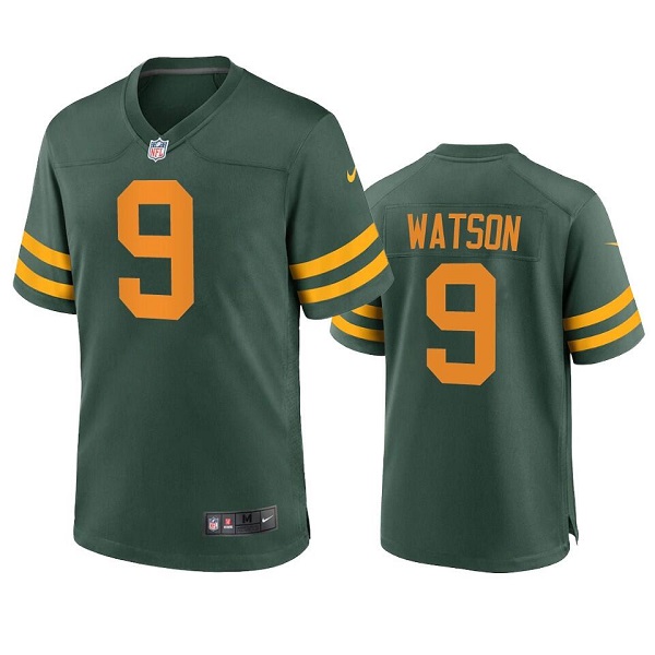 Green Bay Packers #9 Christian Watson Green Stitched Football Jersey - Zenithce