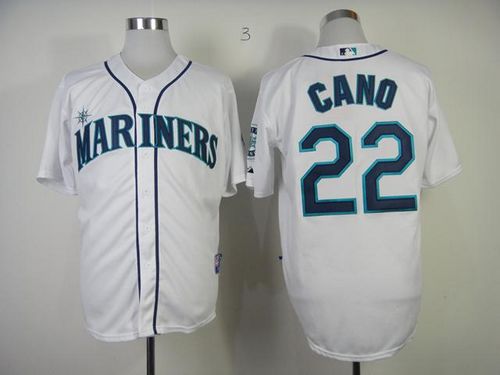 Mariners #22 Robinson Cano White Home Cool Base Stitched Jersey - Zenithce