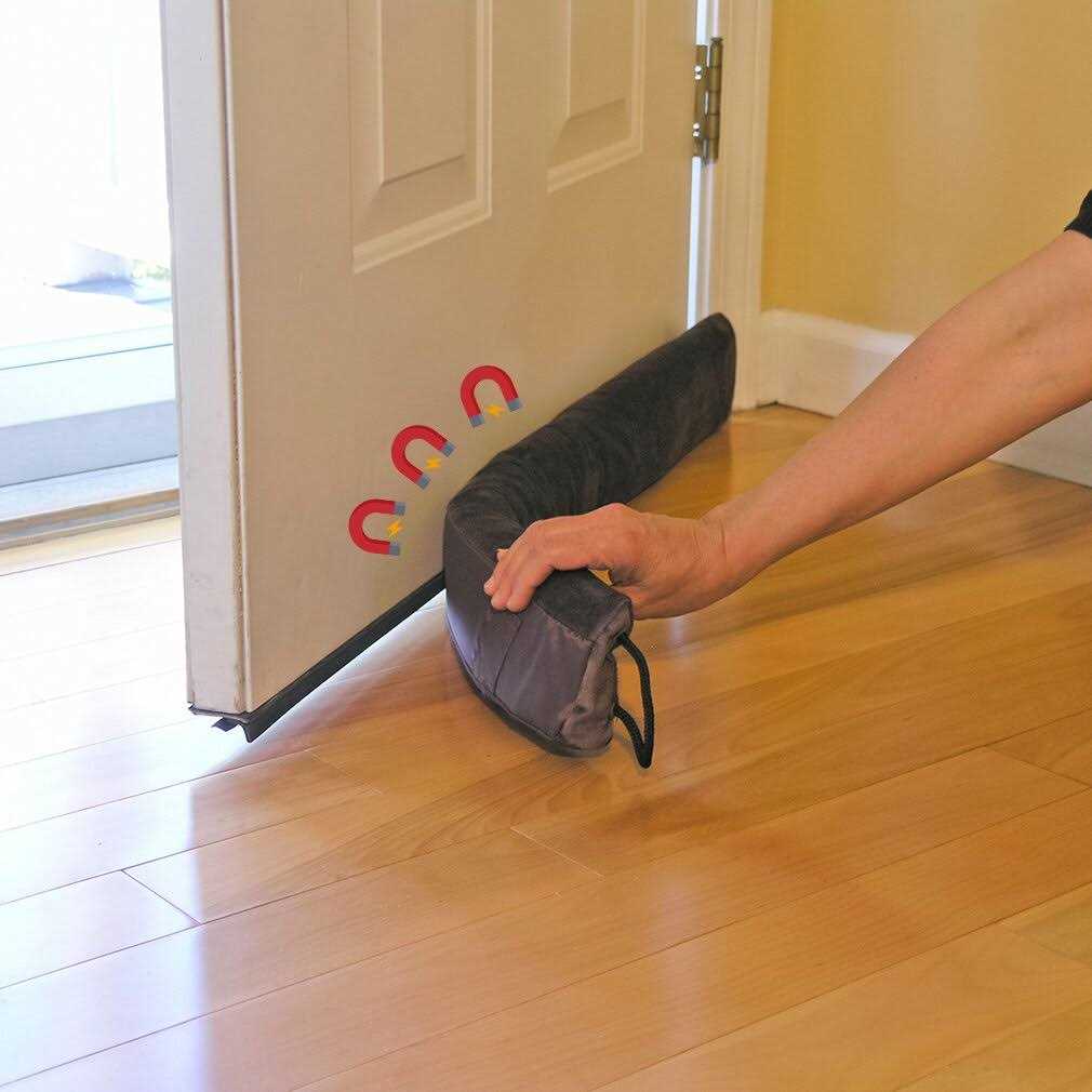 Evelots Door Draft Stopper-metal Clips-no Repositioning-stop Cold Air-3 Feet 2883-WAFA - Zenithce