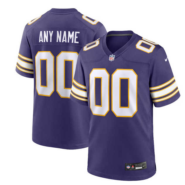 Minnesota Vikings Custom Purple 2023 Limited Stitched Jersey - Zenithce