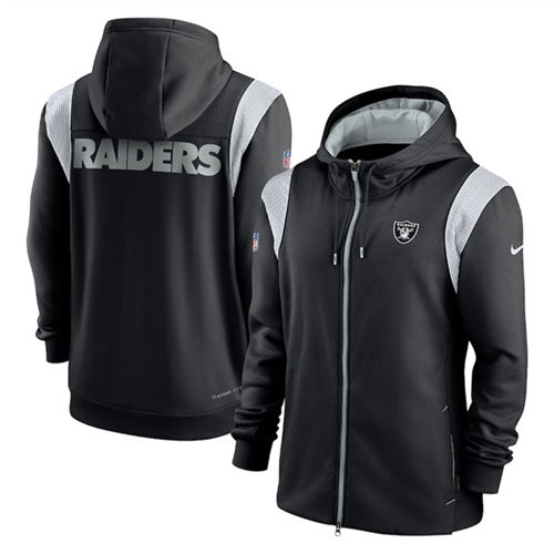 Las Vegas Raiders Black Zipper Hoodie - Zenithce