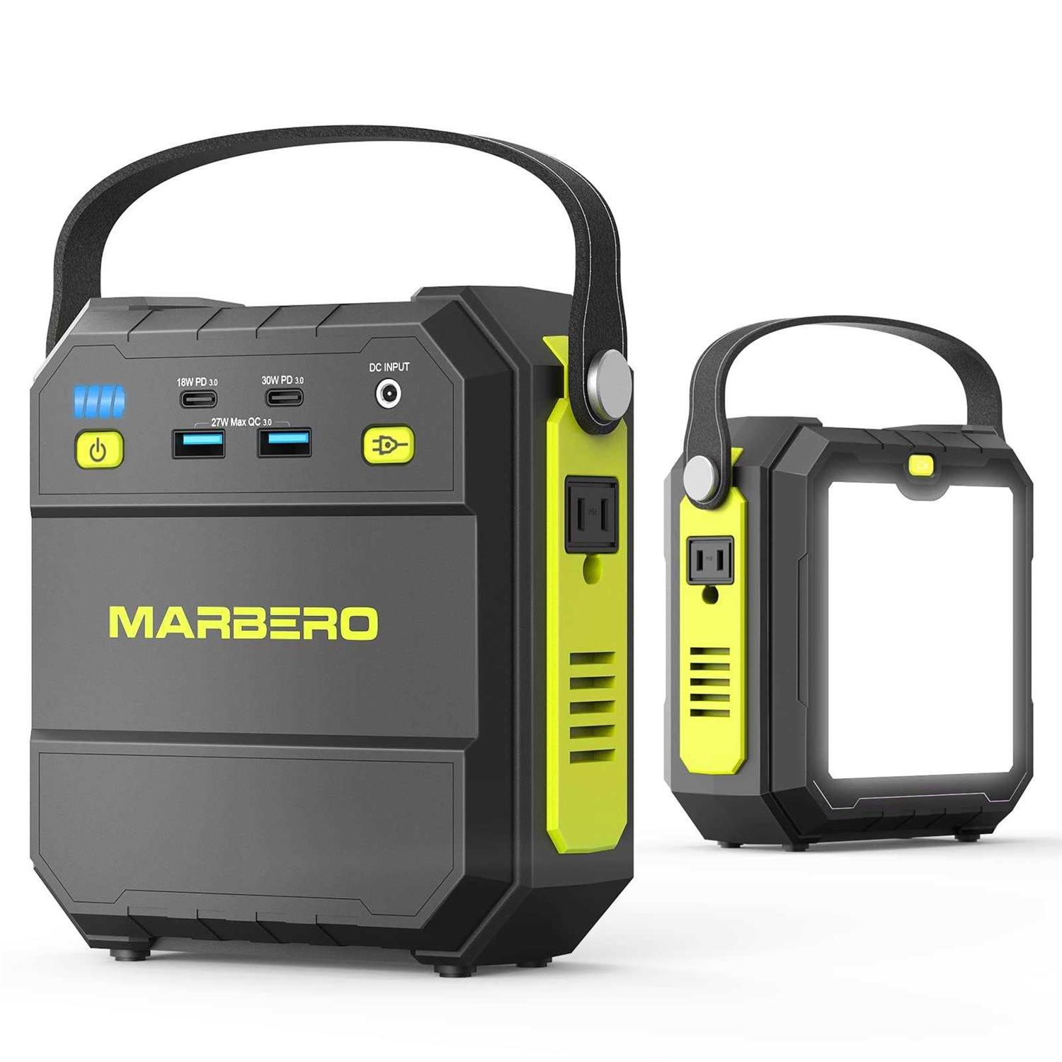 MARBERO 88Wh Portable Power Station 24000mAh Camping Solar Generator - Zenithce