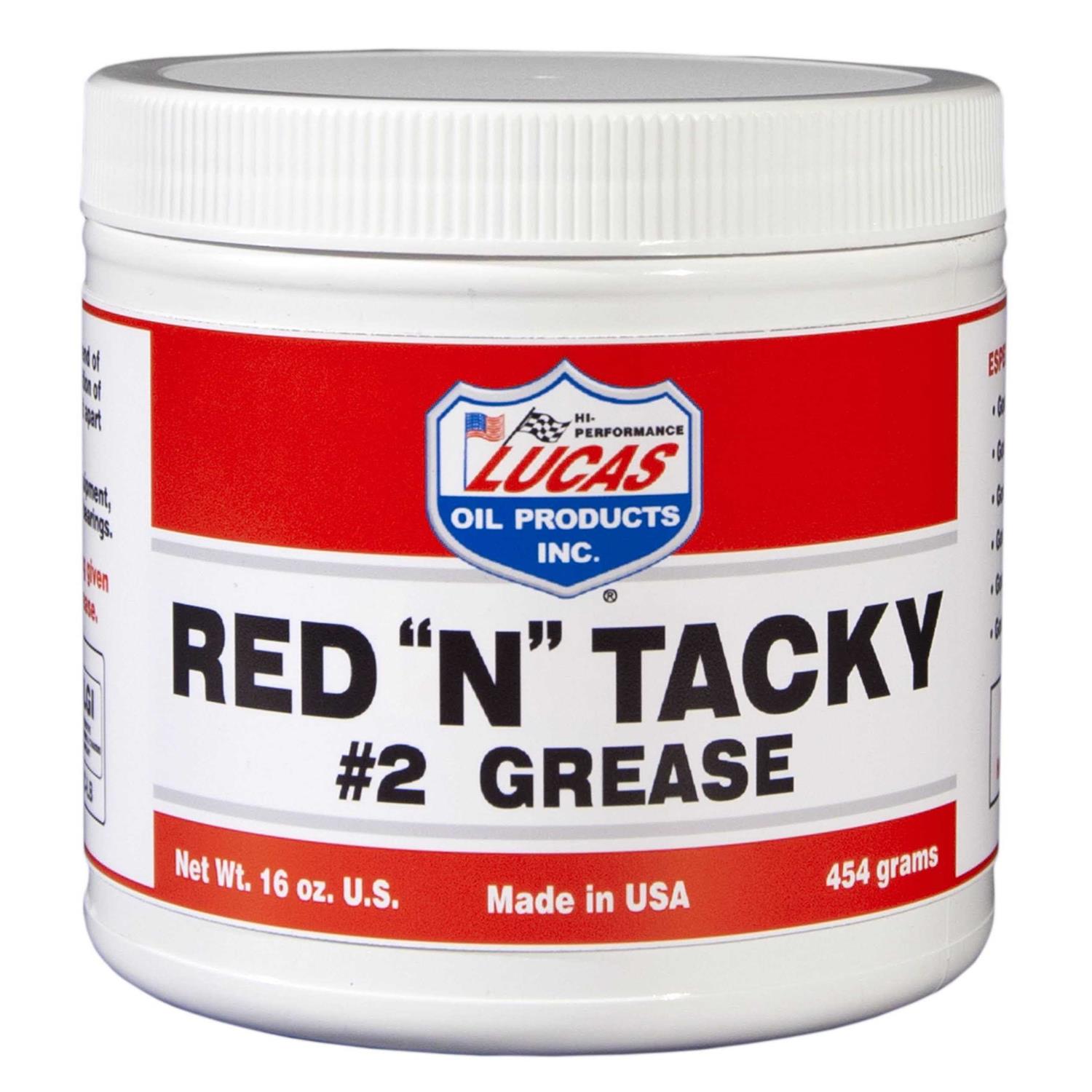 Lucas Oil Red N Tacky Grease - Zenithce