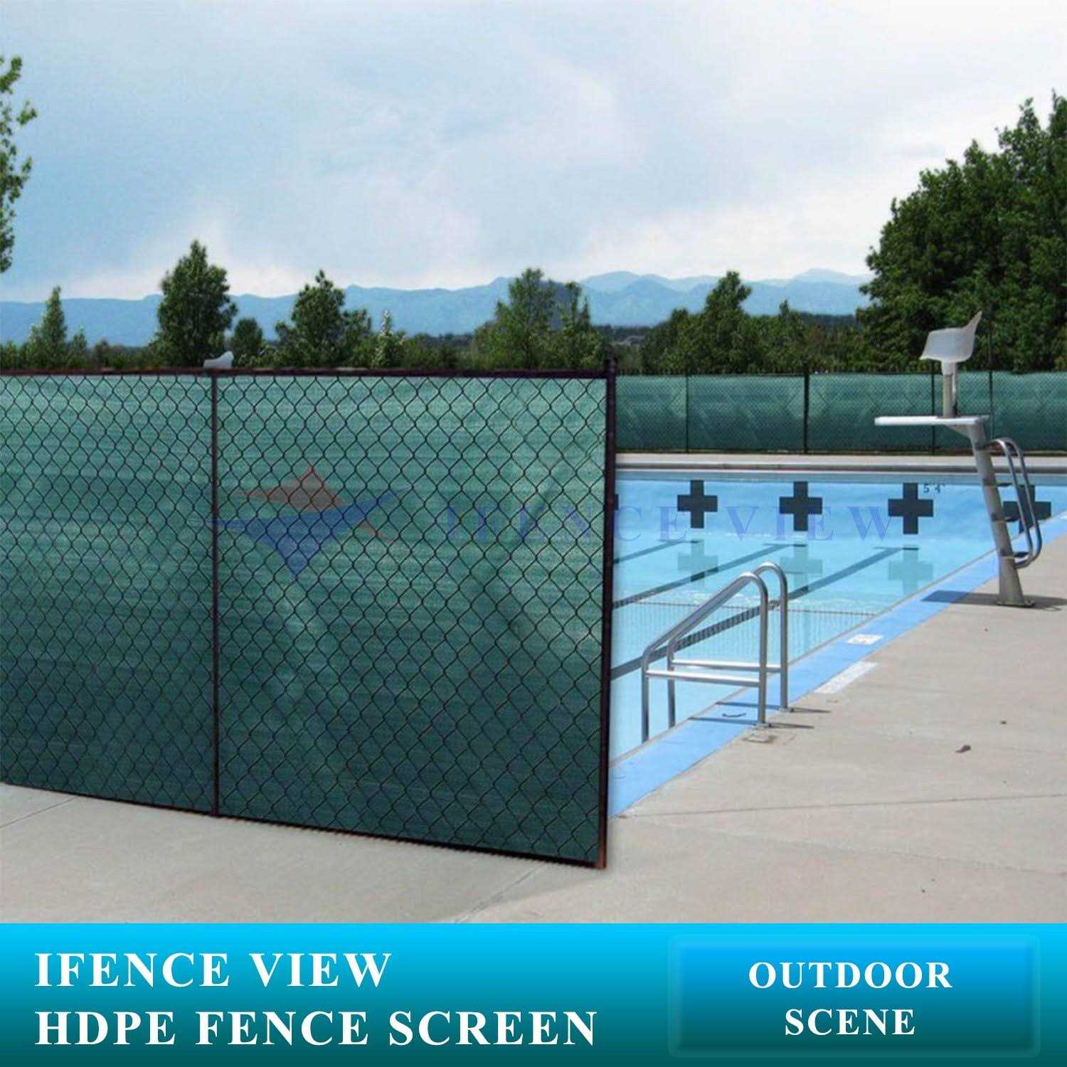 Ifence View Ifenceview Shade Cloth Fabric Fence Privacy Screen Mesh Net for Construction Site Yard Driveway Garden - Zenithce