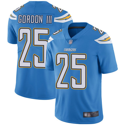 Chargers #25 Melvin Gordon Electric Blue Vapor Untouchable Limited Stitched Jersey - Zenithce