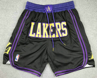 Los Angeles Lakers Black 2023 City Icon Swingman Shorts - Zenithce