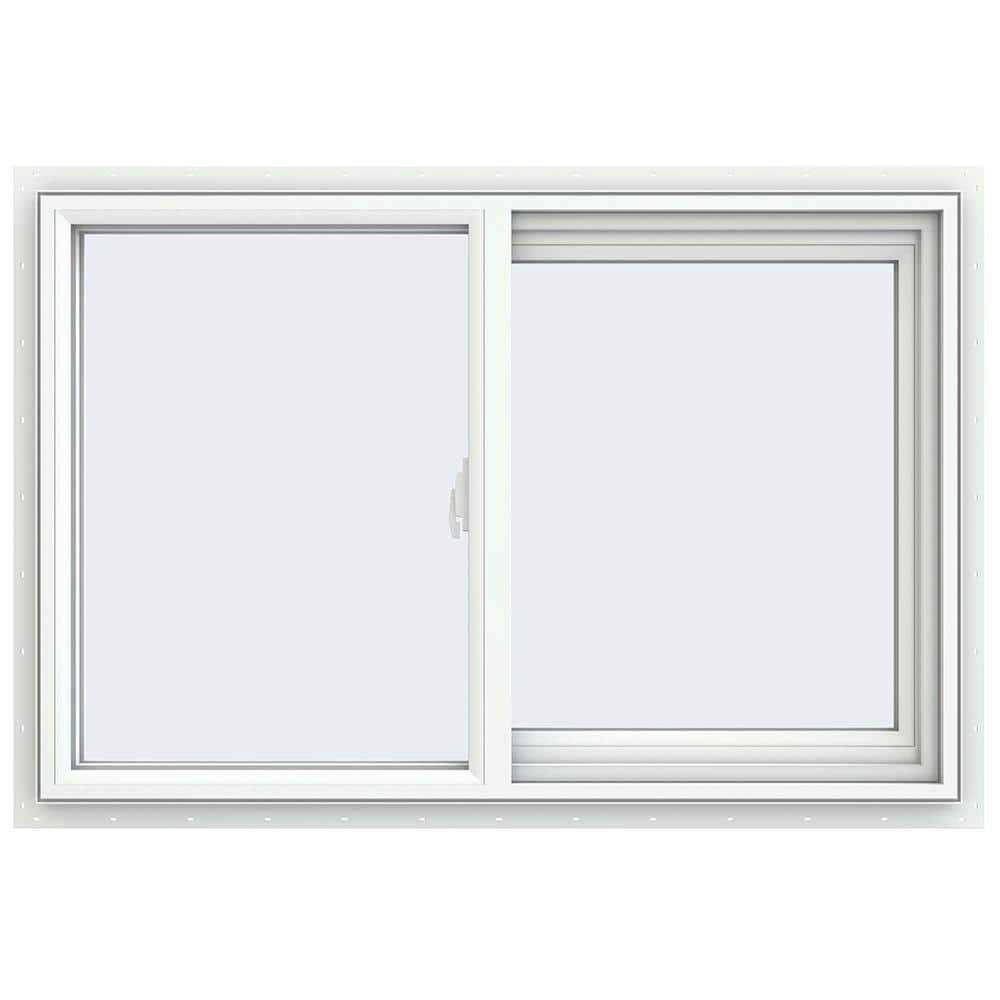 JELD-WEN 23.5 in. x 23.5 in. V-4500 Series White Vinyl Picture Window w/ Low-E 366 Glass - Zenithce