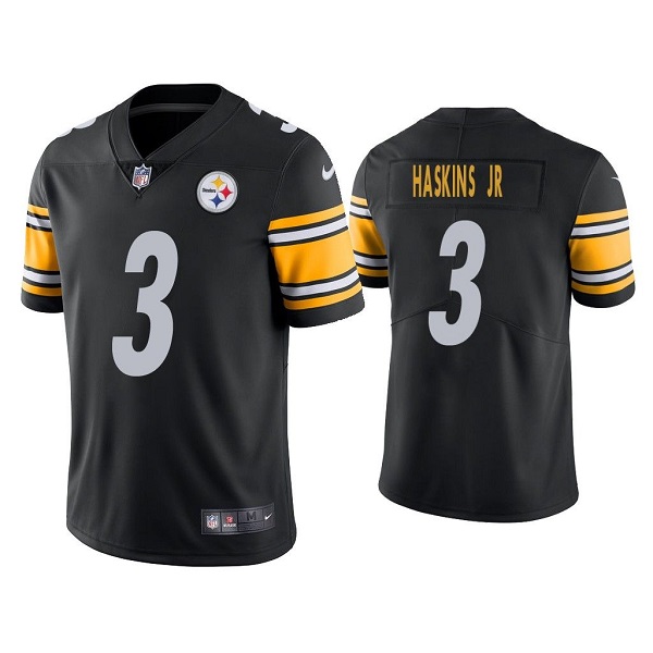 Pittsburgh Steelers #3 Dwayne Haskins Jr. Black Vapor Untouchable Limited Stitched Jersey - Zenithce