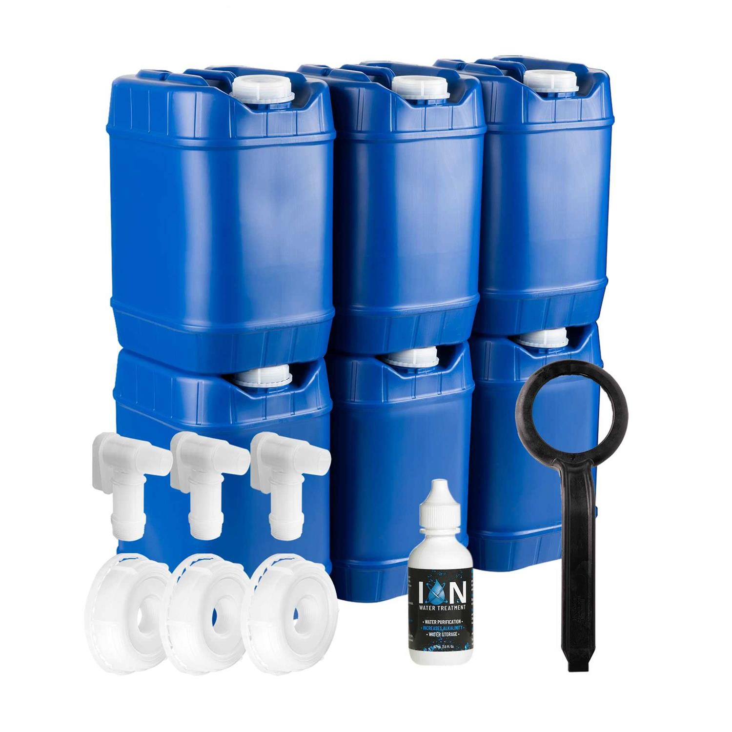 Saratoga Farms Stackable Water Container Essentials Kit - Zenithce