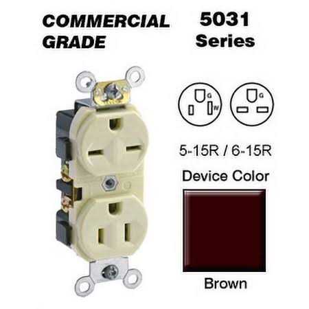 Leviton 5031 Commercial Grade Duplex Receptacle - Zenithce