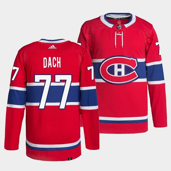 Montreal Canadiens #77 Kirby Dach Red Stitched Jersey - Zenithce