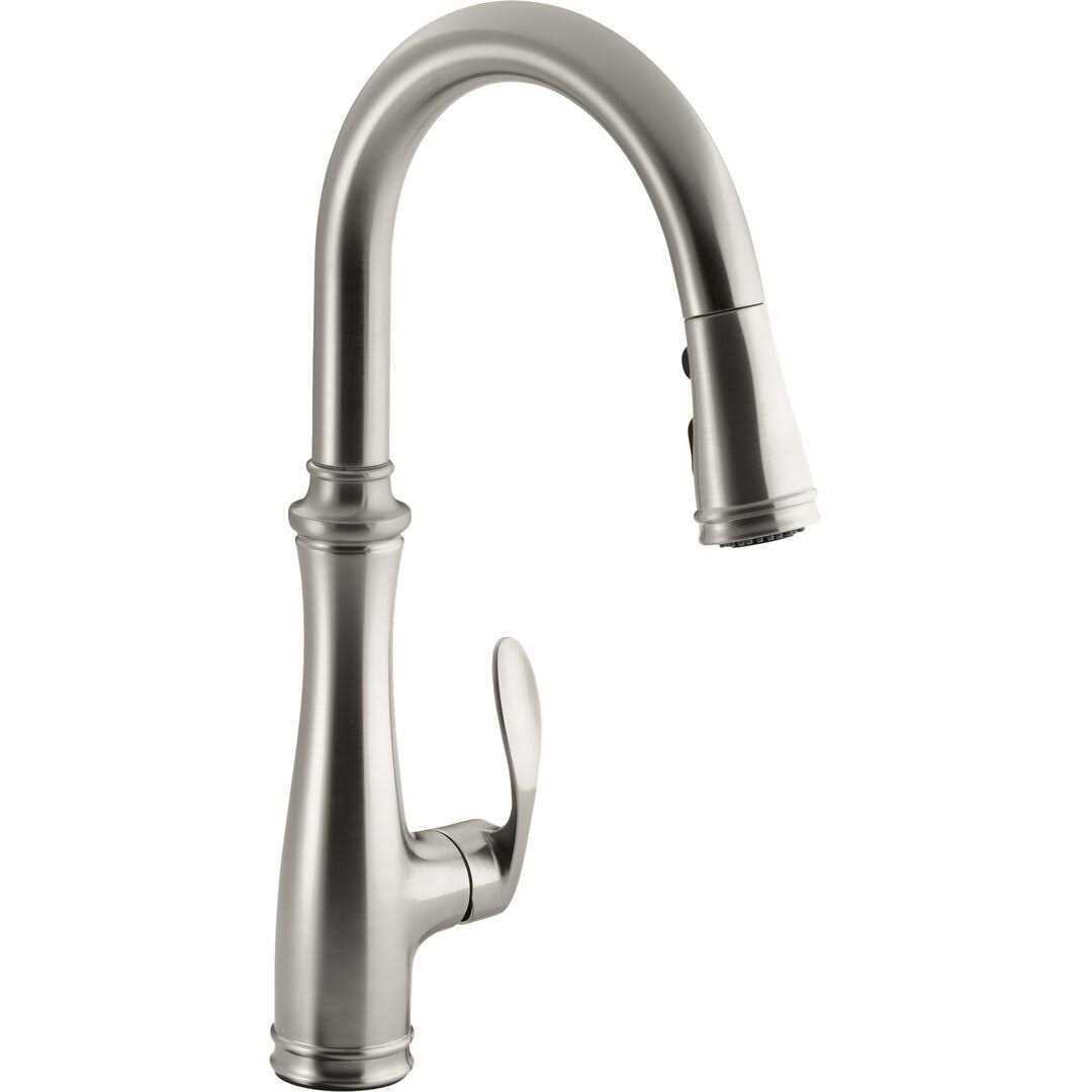 Kohler K-560-VS Bellera Pull Down Single Handle Kitchen Faucet - Zenithce