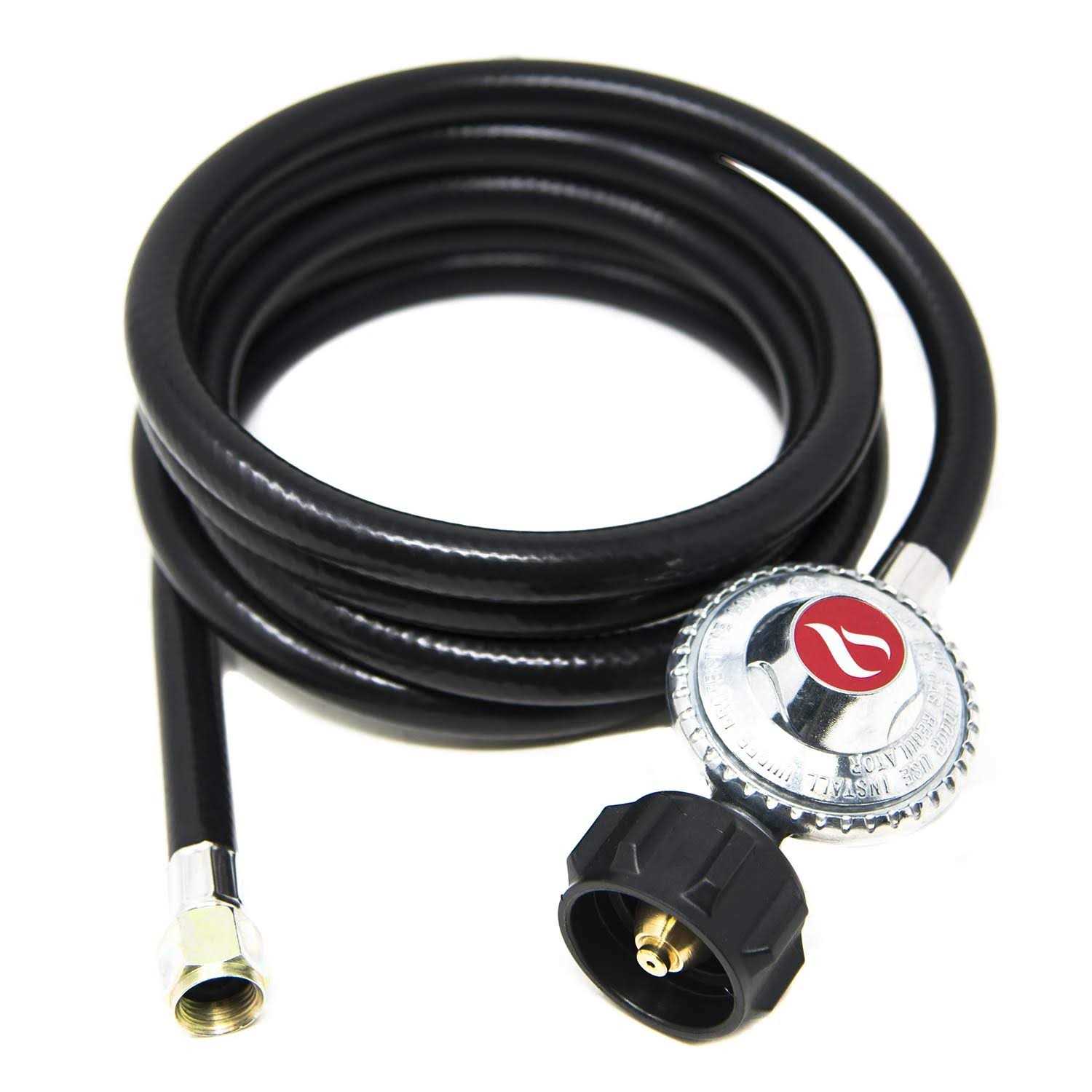 GASONE 6 ft. Propane Regulator with Hose Clamp Style - Zenithce