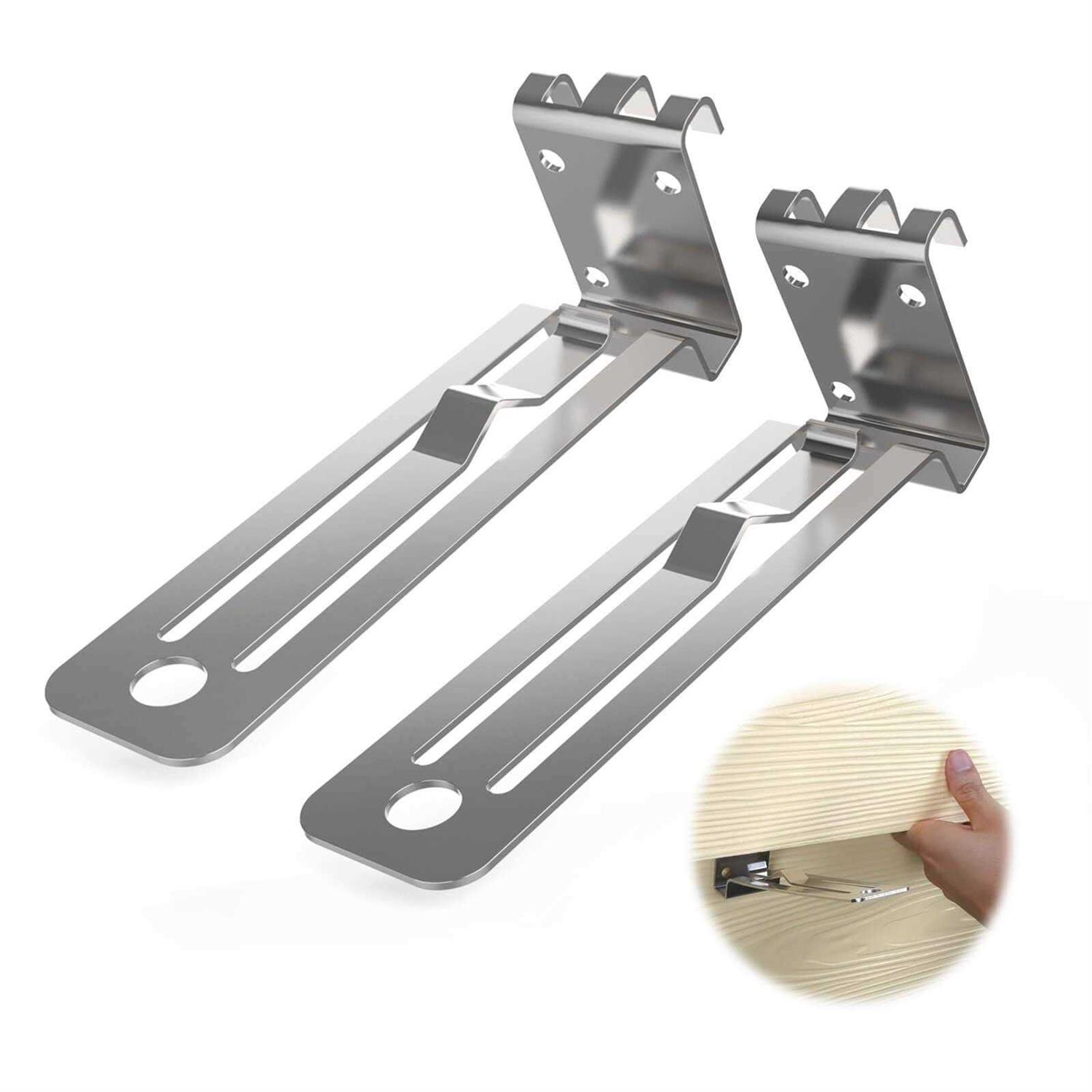 Siding Mounting Kit, White Outdoor Light Mounting Block with Built-in Box, Siding Mounting Plate for 1/2 inch Lap Double and 4 inch Siding - Zenithce