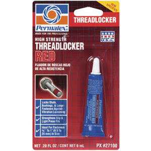 Permatex High-Strength Threadlocker Red - Zenithce