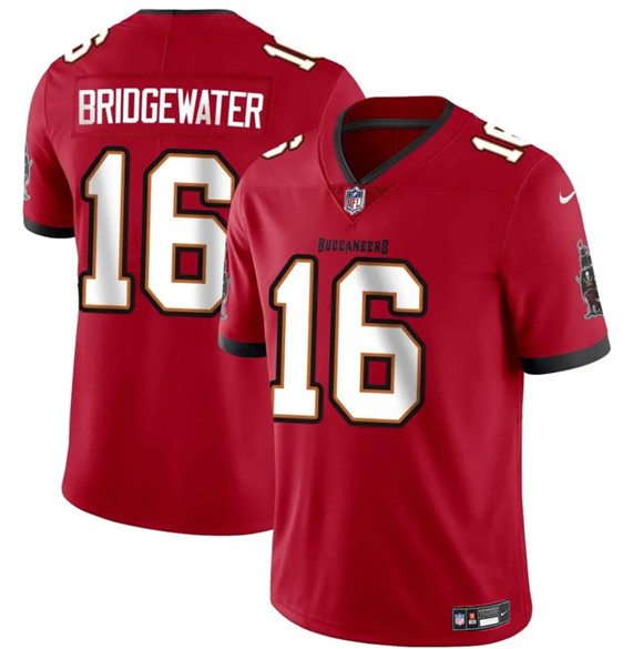 Tampa Bay Buccaneers #16 Teddy Bridgewater Red Vapor Limited Football Stitched Jersey - Zenithce