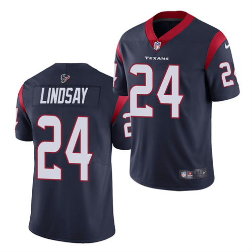 Houston Texans #24 Phillip Lindsay Navy Vapor Untouchable Limited Stitched Jersey - Zenithce