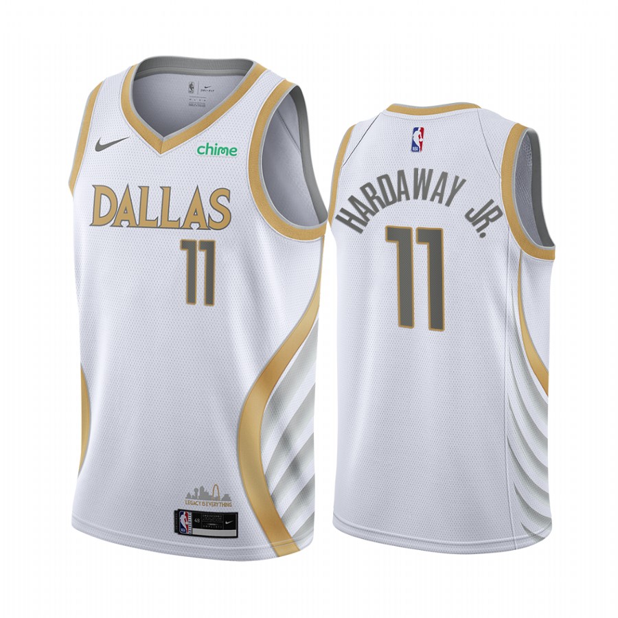 Mavericks #11 Tim Hardaway Jr. White Swingman 2020-21 City Edition Jersey - Zenithce