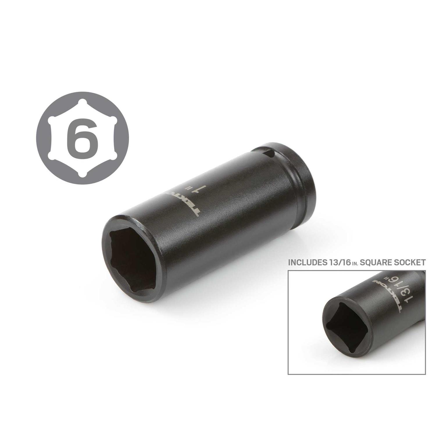 Tekton 3/4 Inch Drive 6-Point Impact Socket Set - Zenithce
