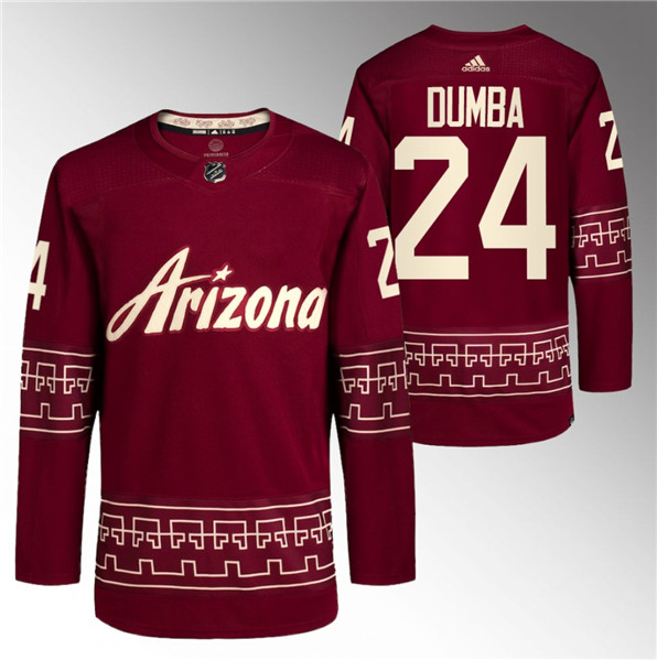 Arizona Coyotes #24 Matt Dumba Garnet Alternate Pro Jersey - Zenithce