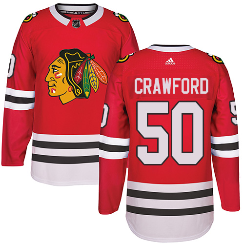 Chicago Blackhawks #50 Corey Crawford Red Stitched Jersey - Zenithce