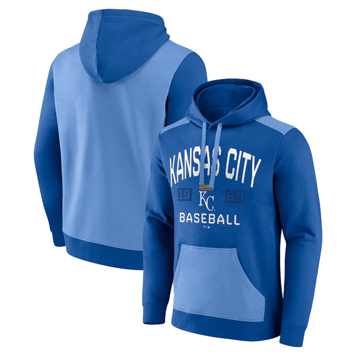 Kansas City Royals Royal Light Blue Chip In Pullover Hoodie - Zenithce