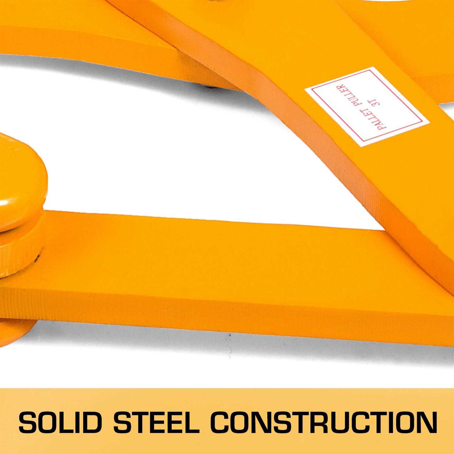 VEVOR 3T/6614lbs Pallet Puller Clamp Single Scissor Sturdy Material Handling Warehouse - Zenithce